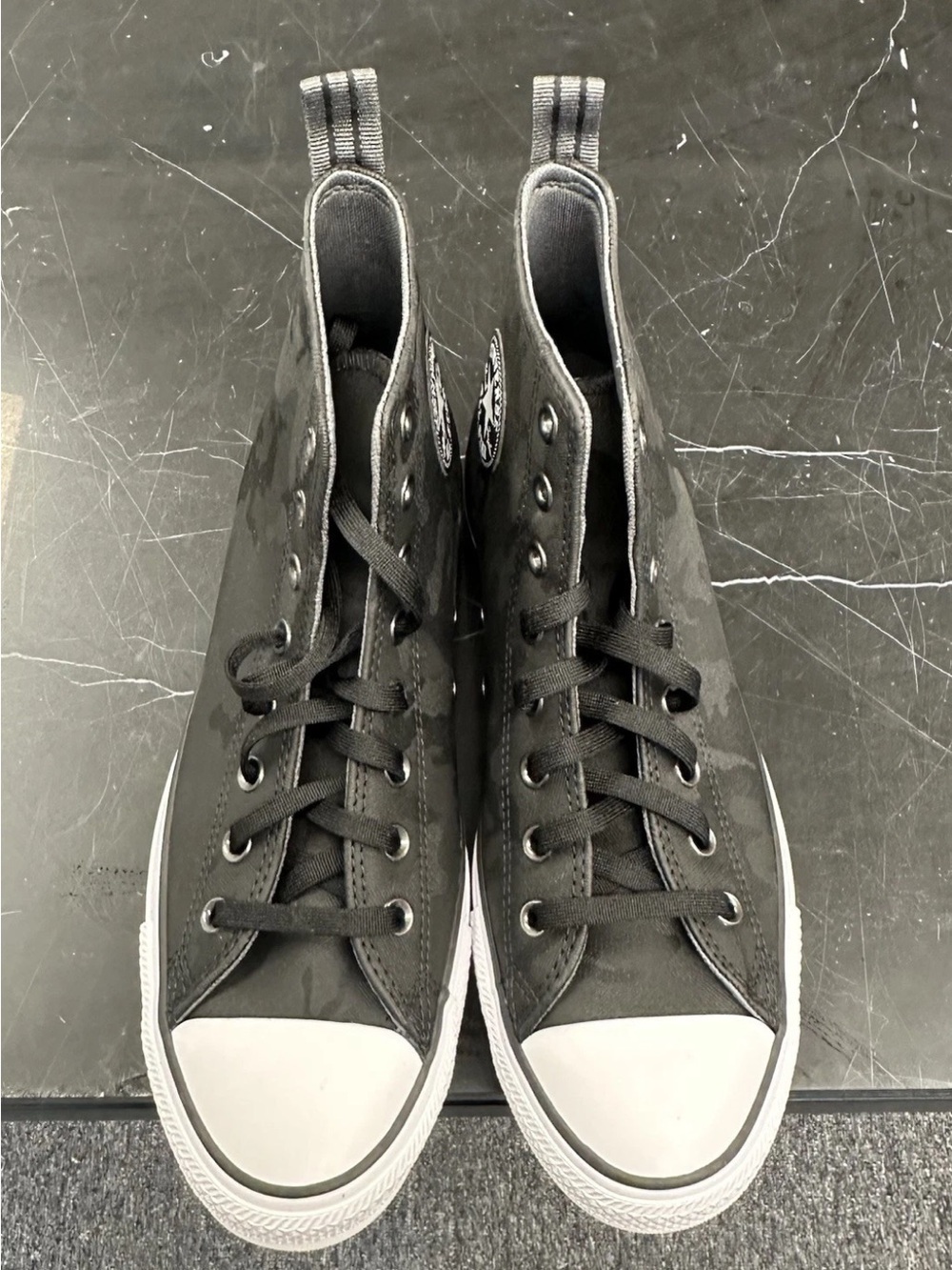 CONVERSE ALL STAR TECTUFF HIGH TOP BLACK CAMO MENS US 9.5